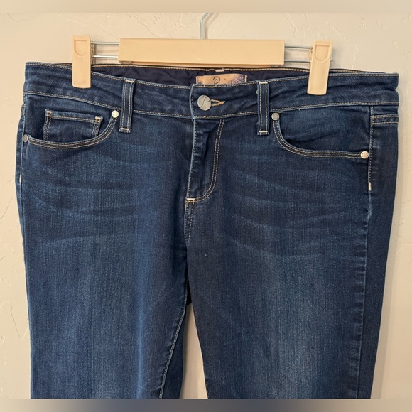 PAIGE Jeans Skyline Peg Straight Leg Stretch Skinny Denim Jean SZ 29 LIKE NEW! - Picture 4 of 15